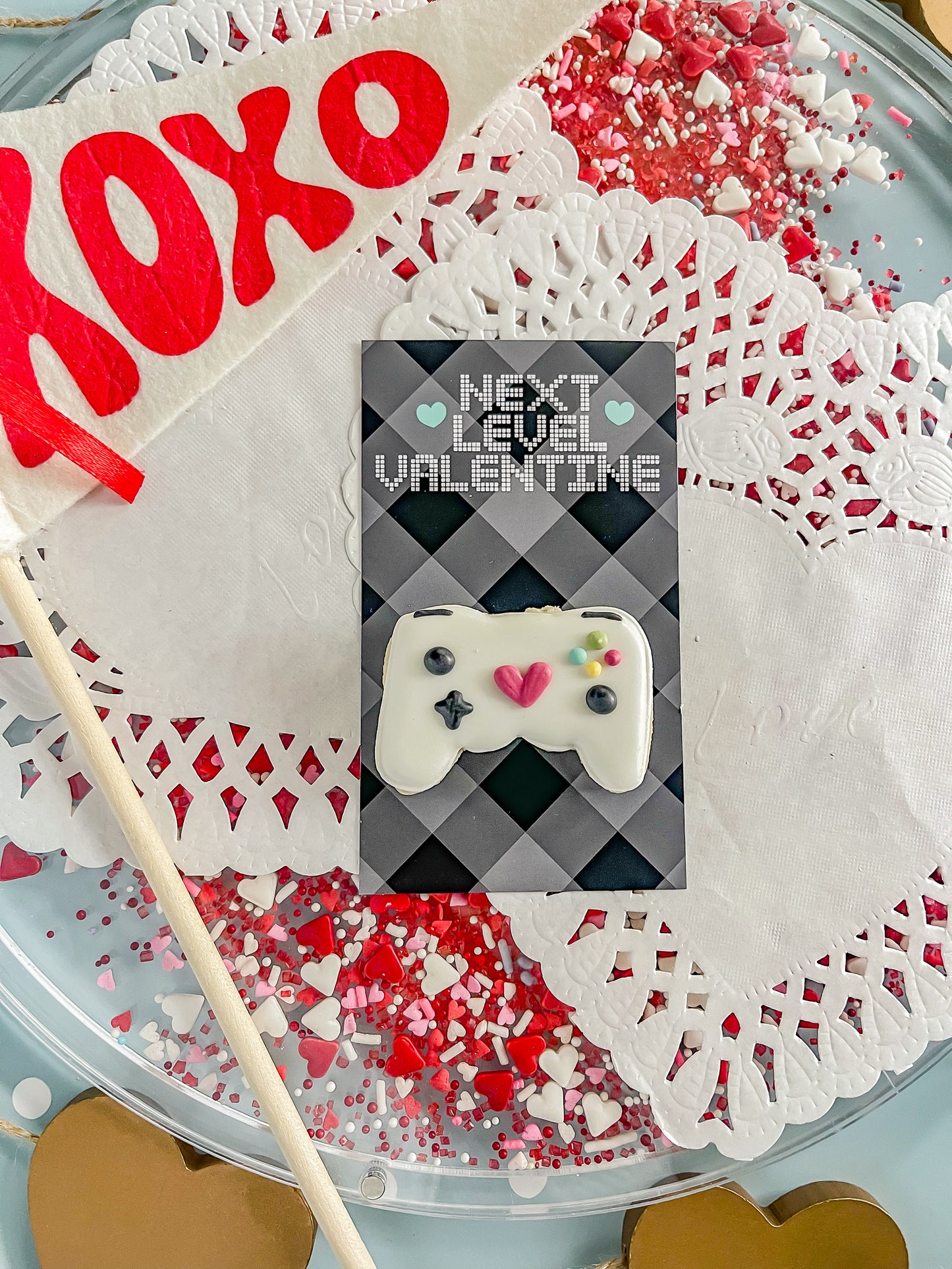 Video game cookie card